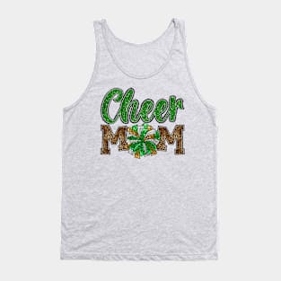 Cheer Mom -  Pom Pom - Green Tank Top